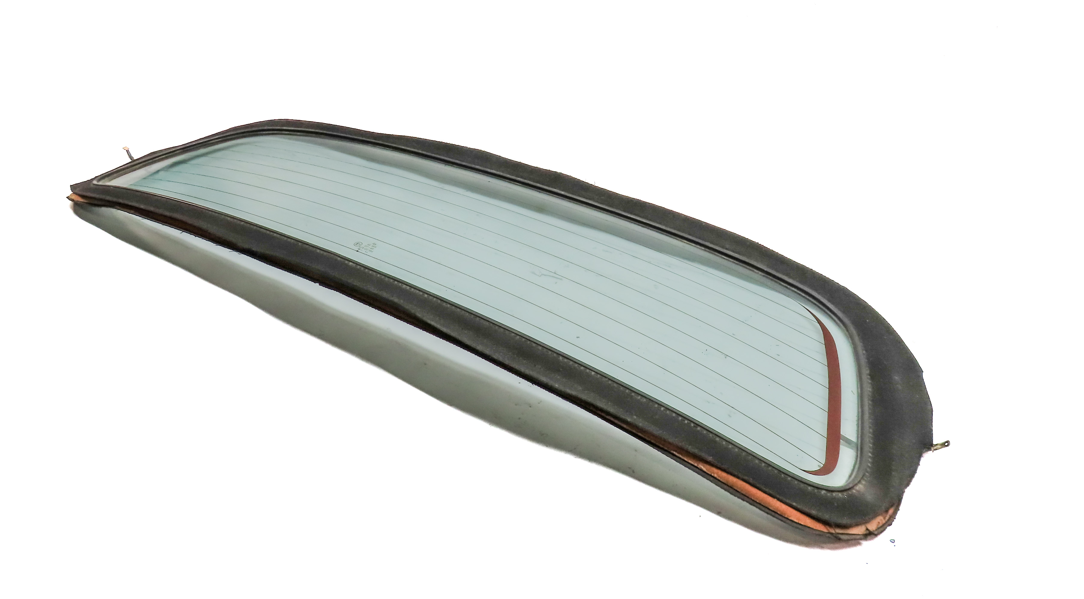 2003-2008 BMW Z4 (E85) ROADSTER REAR CONVERTIBLE TOP GLASS WINDOW (HEATED) — exact item pictured